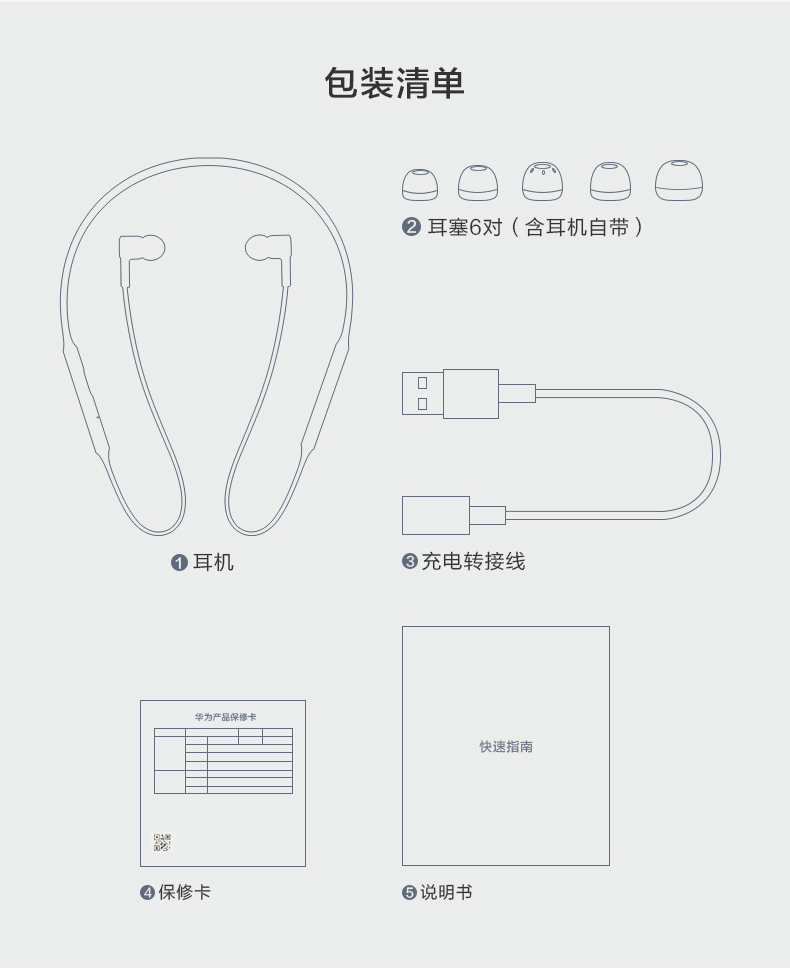 华为无线耳机怎么使用图片