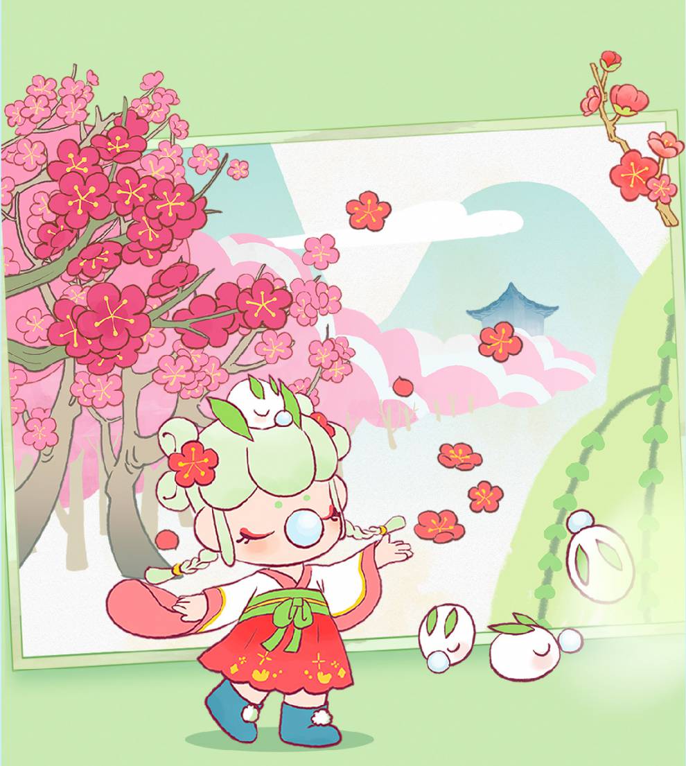 若来rolifenanci囡茜二十四节气上春生夏长系列盲盒摆件女孩礼盒没有