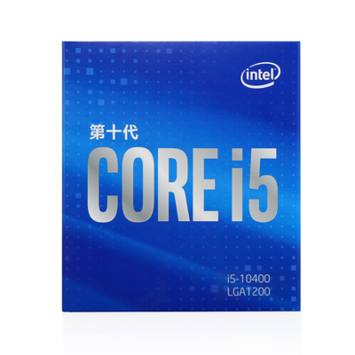 英特尔（Intel）十代酷睿 i5-10400 CPU处理器台式机电脑 全新盒装 I5-10400 2.9GHz六核12线程