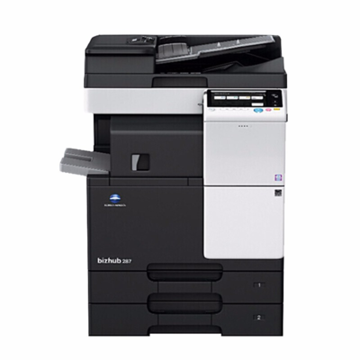 柯尼卡美能达KONICA MINOLTA bizhub287 A3复印机 复印打印扫描复合机（输稿器+双纸盒+工作台）