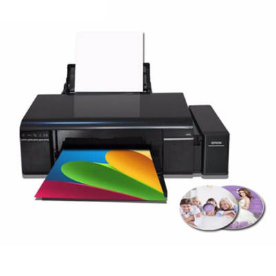 爱普生（EPSON） L805墨仓式彩色喷墨照片打印机原装连供A4文档照片 L805 专业照片打印机(6色连供无线直接加墨水) 光盘打印（内含一套原装墨水）